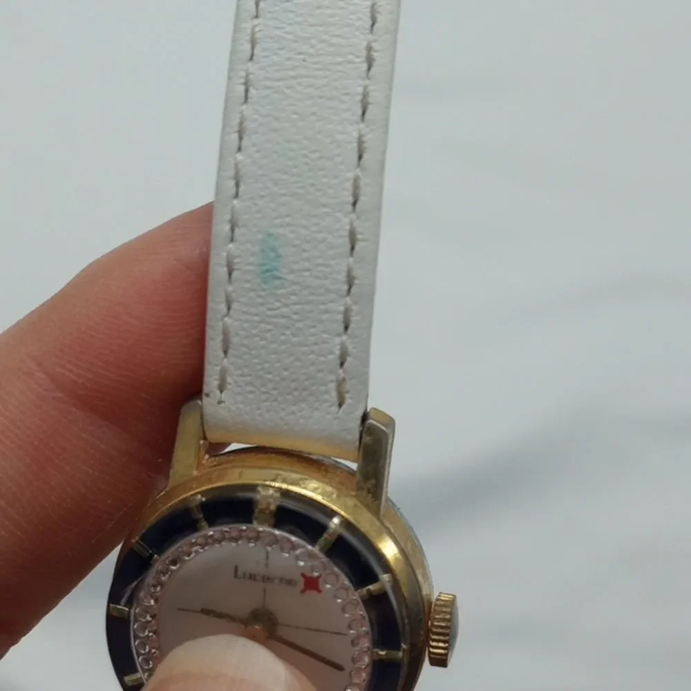 Vintage Lucerne White Ladies Watch Swiss Made